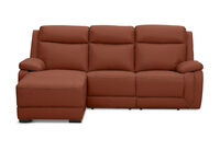 SAN MARCO - Leather 3 Seater Left-Hand Facing Chaise SAN MARCO