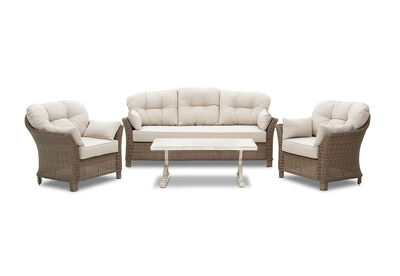 MIAMI - 4 Piece Outdoor Lounge Setting