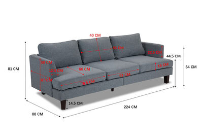 IRENA - 3 Seat Sofa