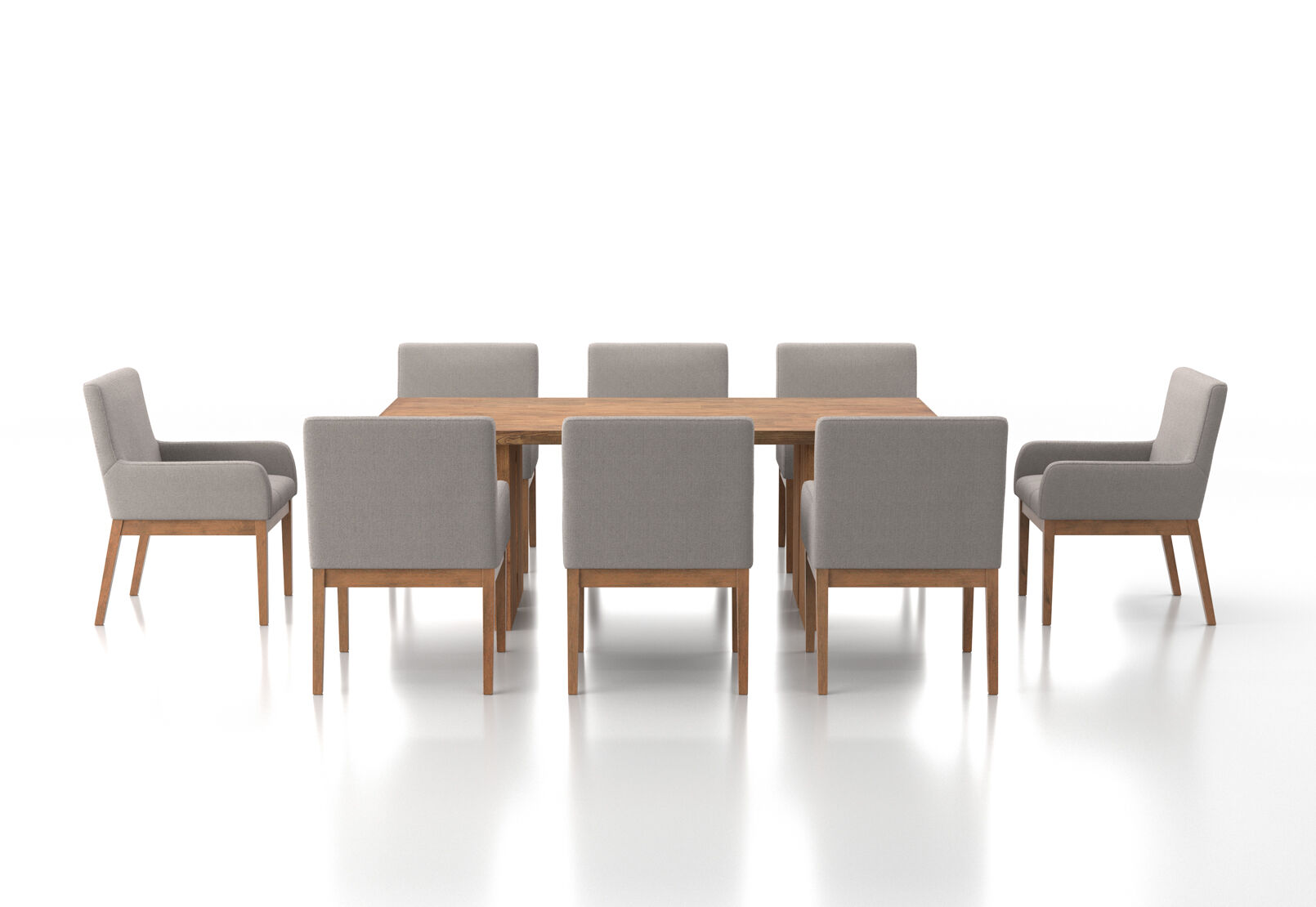 ROMULUS - 9 Piece Dining Suitewith Lazarus Dining Chairs ROMULUS