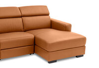DAMIAN LEATHER - 3 Seater Sofa with RHF Chaise DAMIAN LEATHER
