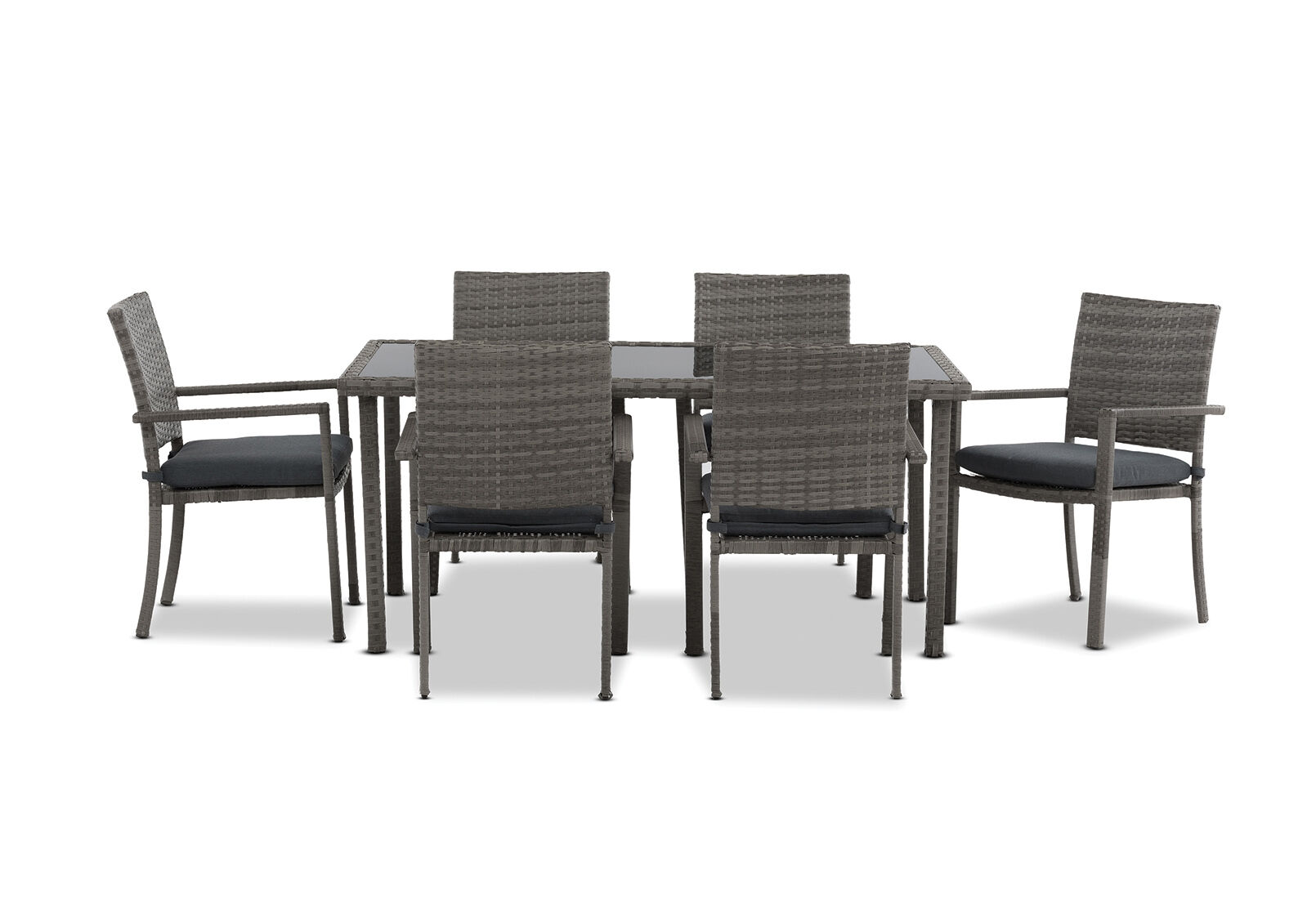 RIANA - 7 Piece Outdoor Dining Setting. RIANA