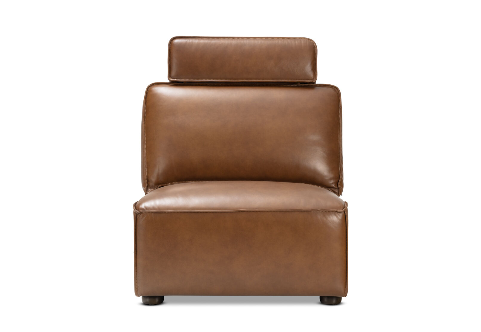 BARTELLE LEATHER - Modular Armless Chair BARTELLE LEATHER