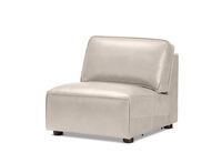 BARTELLE LEATHER - Modular Armless Chair BARTELLE LEATHER