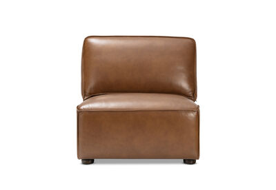 BARTELLE LEATHER - Modular Armless Chair