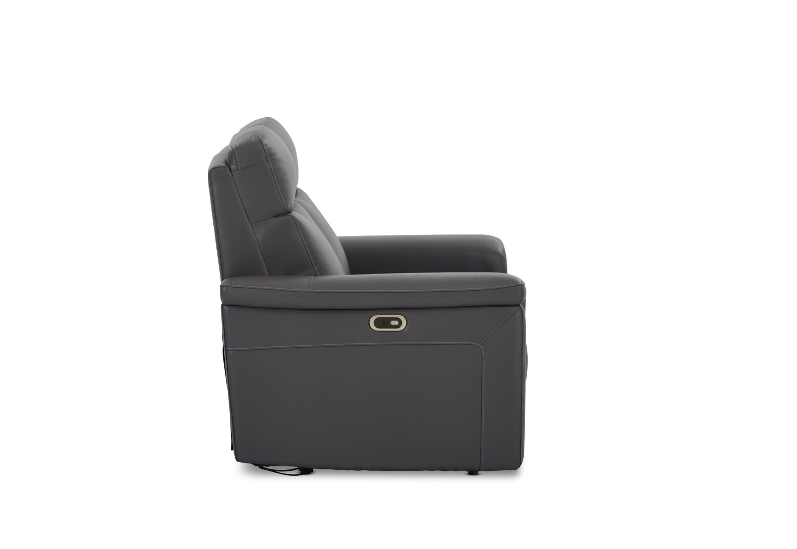 SERGIO LEATHER - 2 Seater with Electric Recliners SERGIO LEATHER