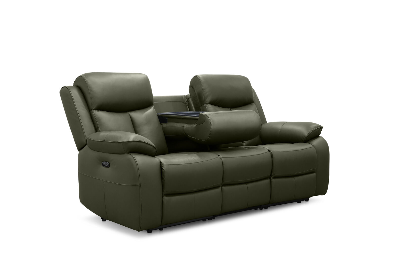 DACIA LEATHER - 3 Seater Sofa with 2 inbuilt Electric Recliners DACIA LEATHER