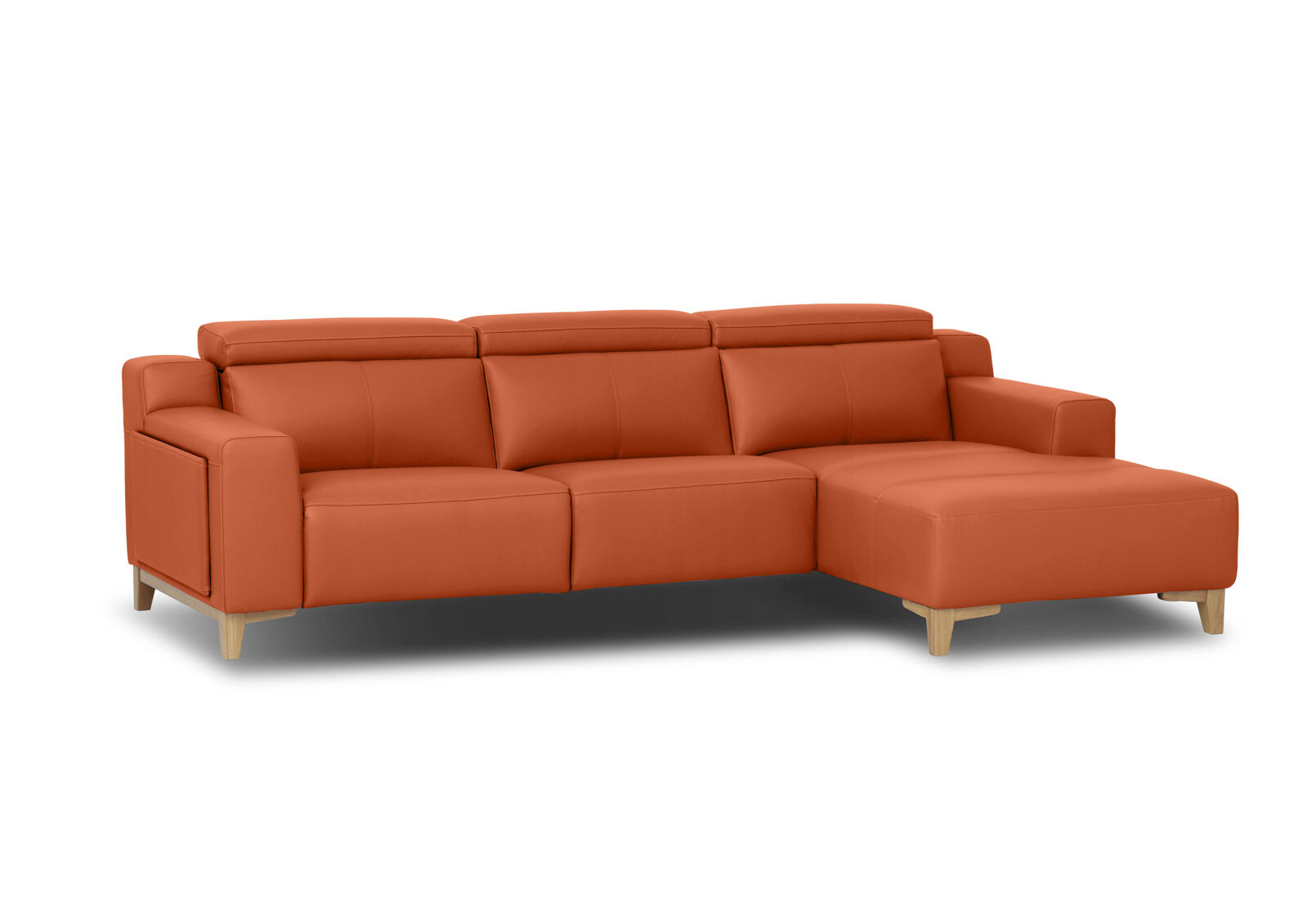 GAGE LEATHER - 3 Seater RHF Chaise (Leather) GAGE LEATHER