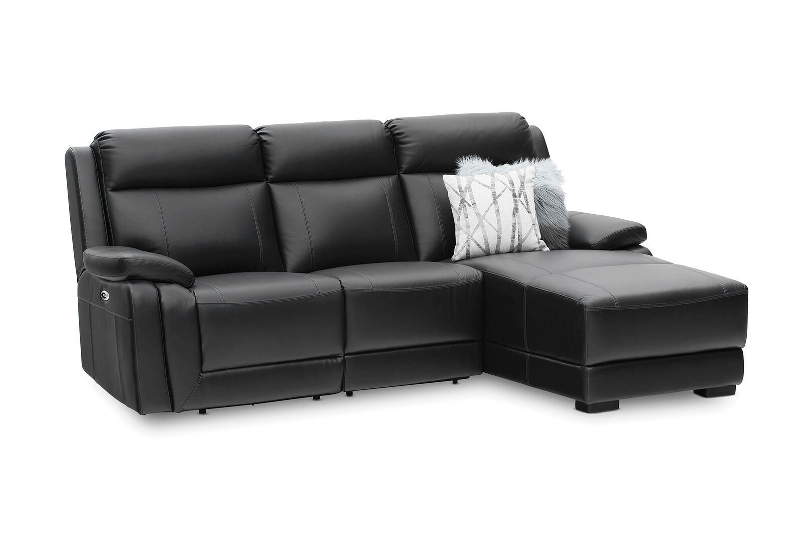 SAN MARCO - Leather 3 Seater Chaise SAN MARCO