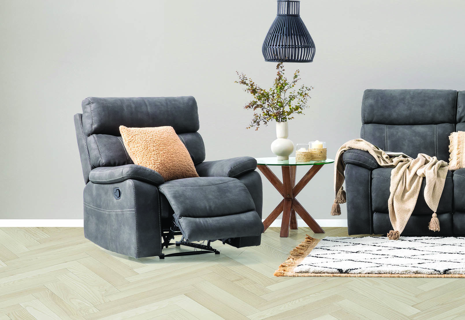 ALFRED - Fabric Recliner ALFRED