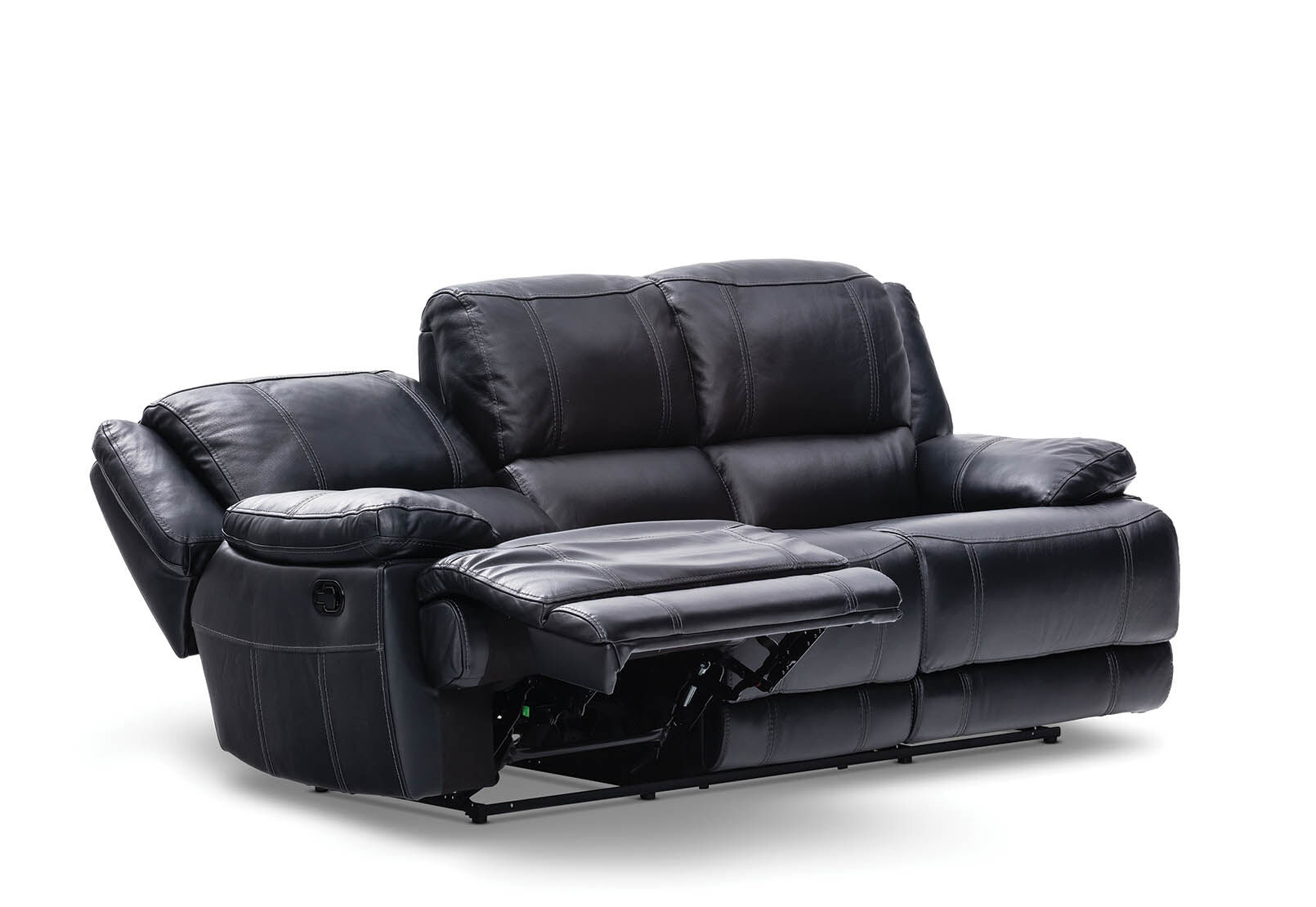 FLOYD - Leather 3 Seat Sofa with 2 Inbuilt Recliners FLOYD