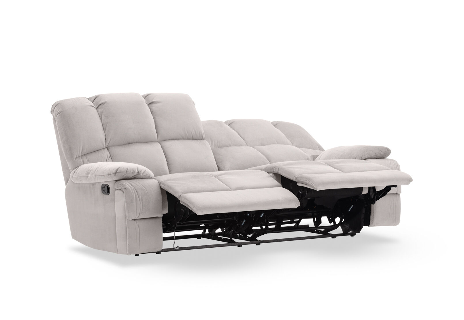LEBRON FABRIC - 3 Seater with 2 inbuilt Recliners LEBRON FABRIC