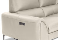 DOMINICO LEATHER - 3 Seater with 2 inbuilt Electric Recliners DOMINICO LEATHER