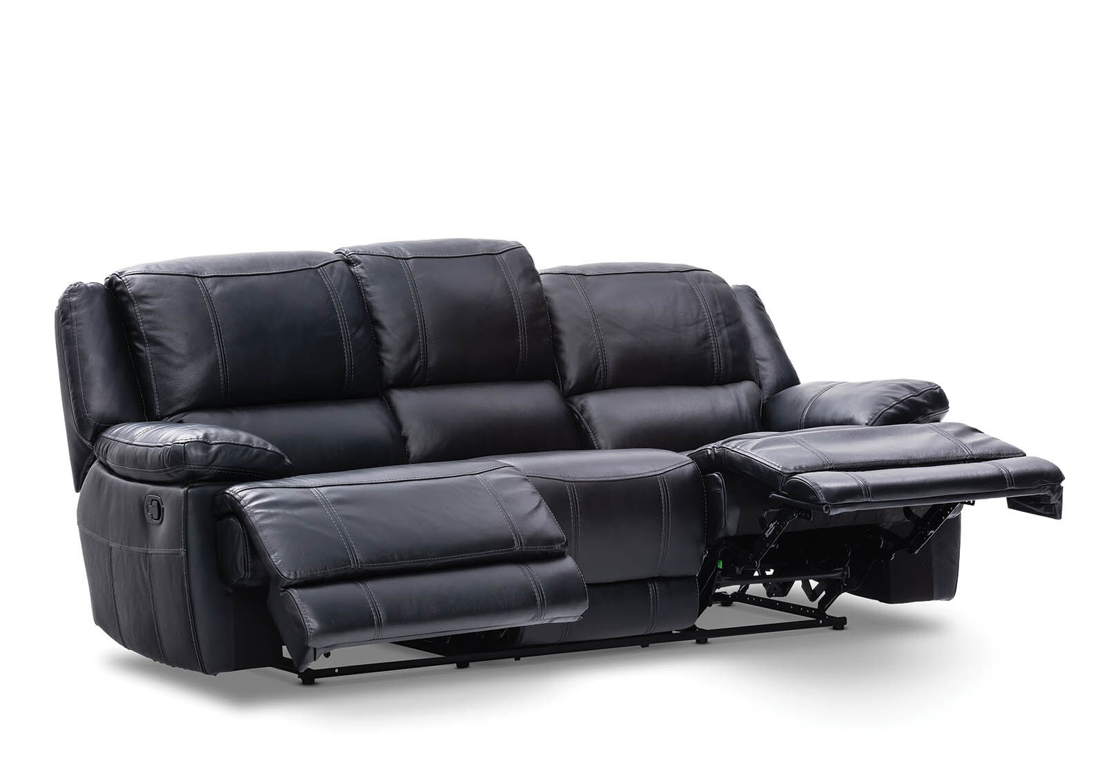 FLOYD - Leather 3 Seat Sofa with 2 Inbuilt Recliners FLOYD
