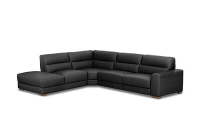 ELLYSE LEATHER - LHF Corner Chaise