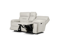 HOLLYWOOD LEATHER - 2 Seater with Electric Recliners & Console HOLLYWOOD LEATHER