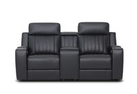 THANE LEATHER - 2 Seater with Electric Recliners THANE LEATHER