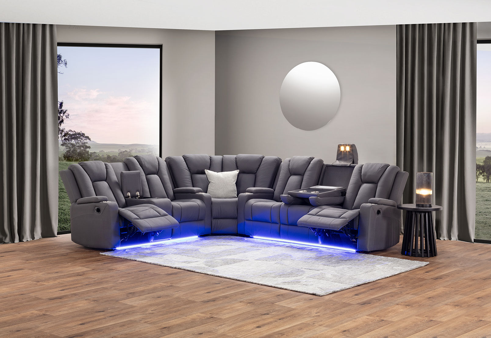 TRAVIS FABRIC - Corner Lounge TRAVIS FABRIC