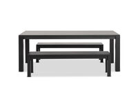 LA PALOMA - 3 Piece Outdoor Dining Table With Naviti Bench Setting LA PALOMA