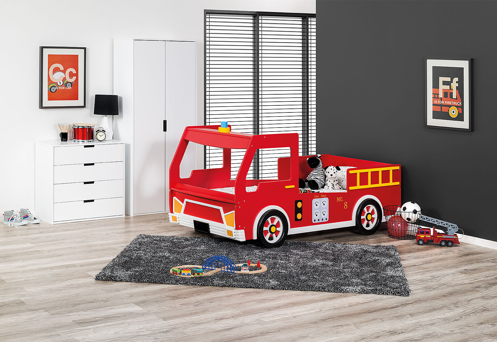 FREDDY FIRE ENGINE - Single Bed FREDDY FIRE ENGINE