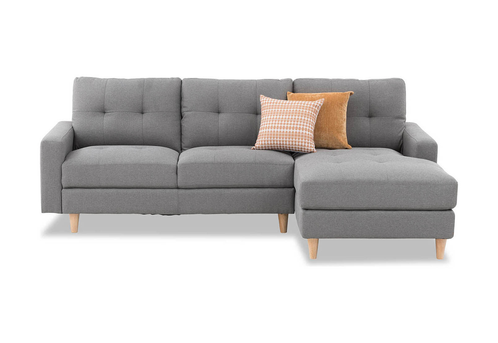 KELLER - Fabric 3 Seat RHF Chaise KELLER