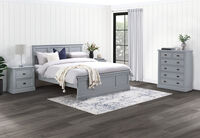 CHRYSTELLE - 4 Piece King Tall Chest Bedroom Suite. CHRYSTELLE