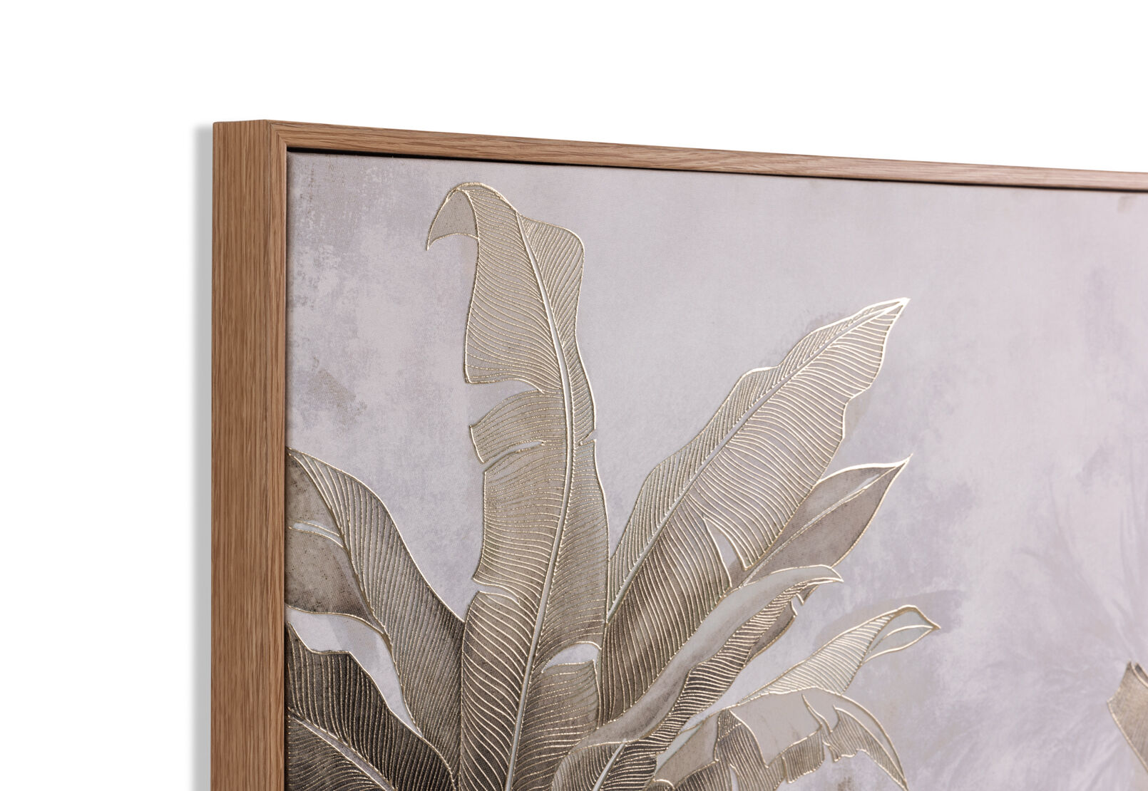 PALMERE - 80 x 60cm Golden Palms Framed Canvas Wall Art PALMERE