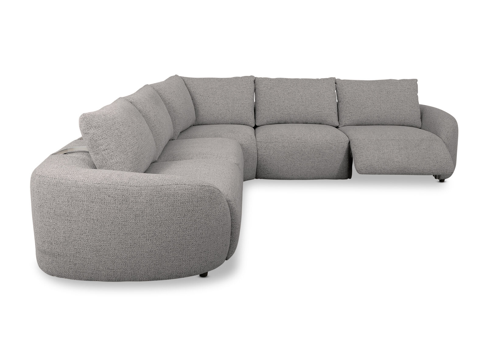 ARETHA FABRIC - Corner Lounge with Electric Recliner ARETHA FABRIC