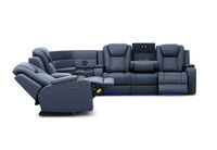 SENTINAL MK2 LEATHER - 5 Piece Corner with LHF Console SENTINAL MK2 LEATHER