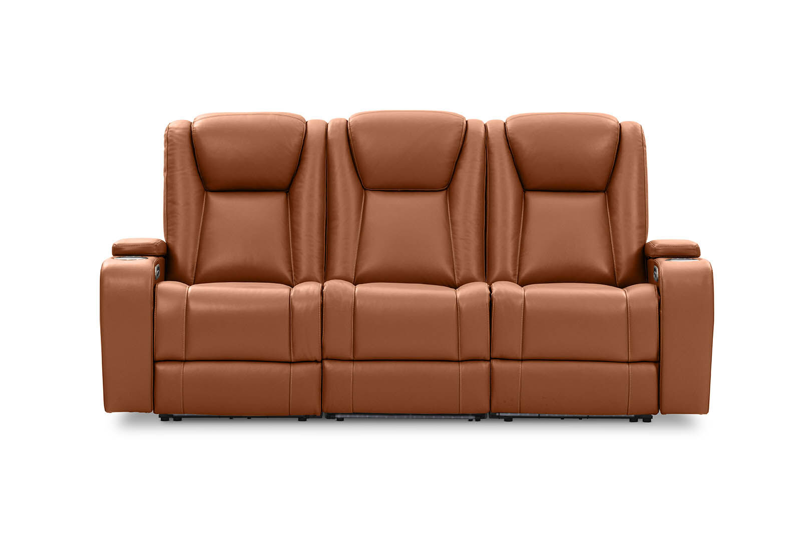 SENTINAL MK2 LEATHER - 3 Seater with 2 Electric Recliners SENTINAL MK2 LEATHER
