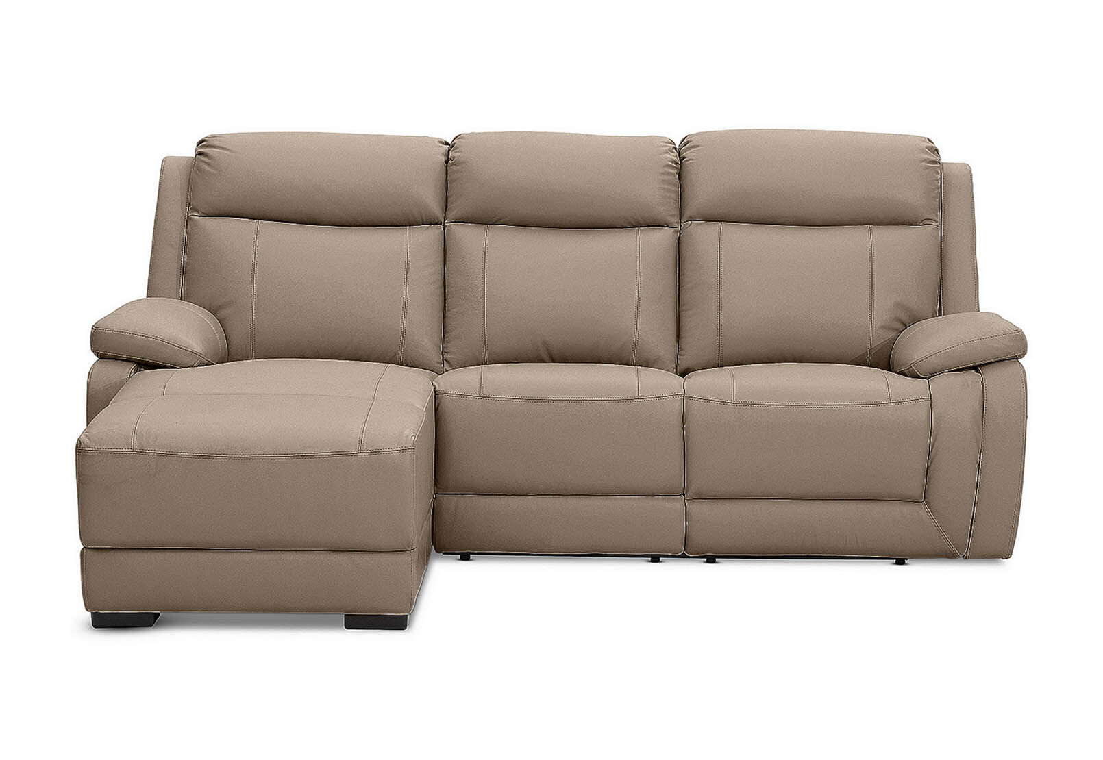 SAN MARCO - Leather 3 Seater Left-Hand Facing Chaise SAN MARCO