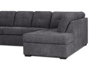 DIAMOND FABRIC - Corner RHF Chaise with Sofa Bed DIAMOND FABRIC