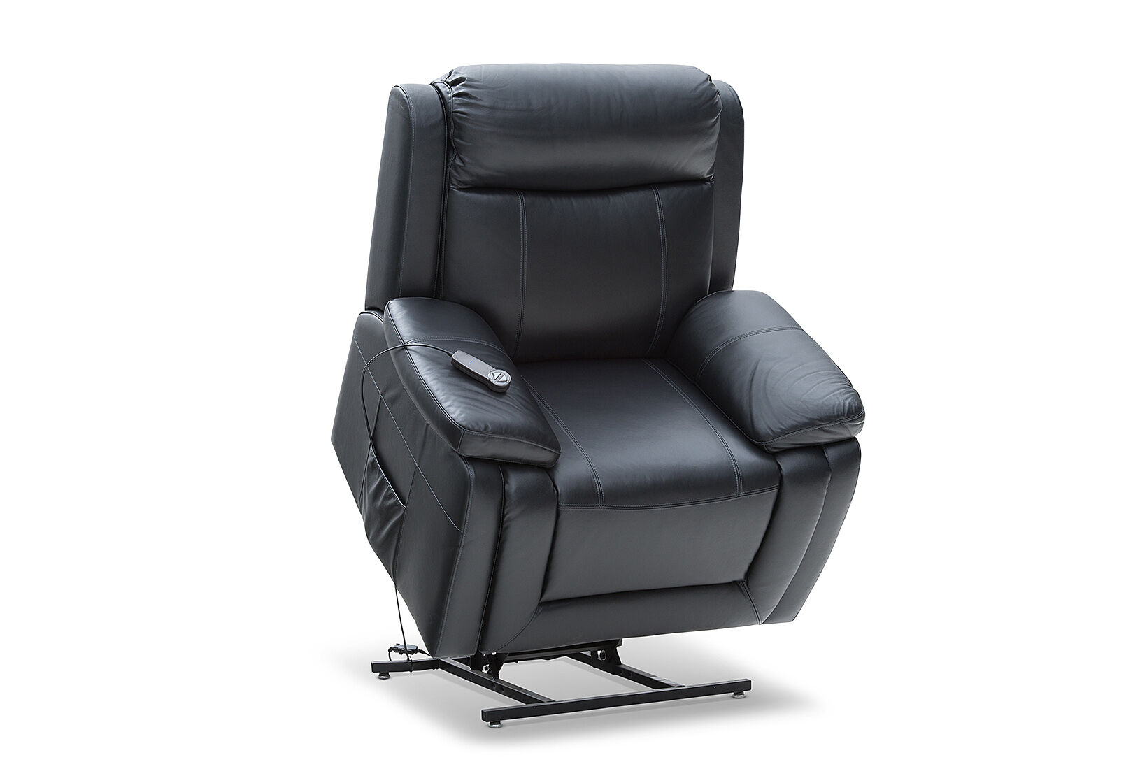 BLACK SAN MARCO Leather Electric Lift Chair