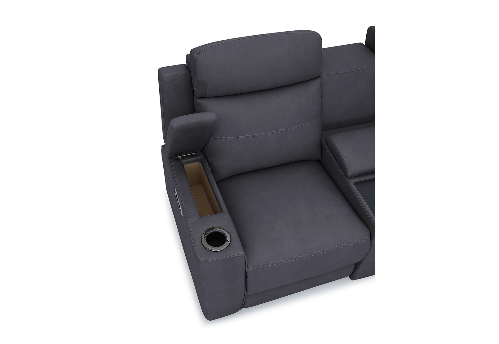 ALEXIOS - 2 Seater with Electric Recliner and Console ALEXIOS