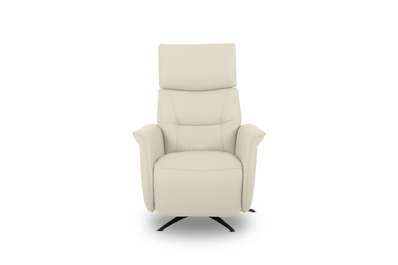 LENNY LEATHER - Swivel Deluxe Electric Recliner LENNY LEATHER