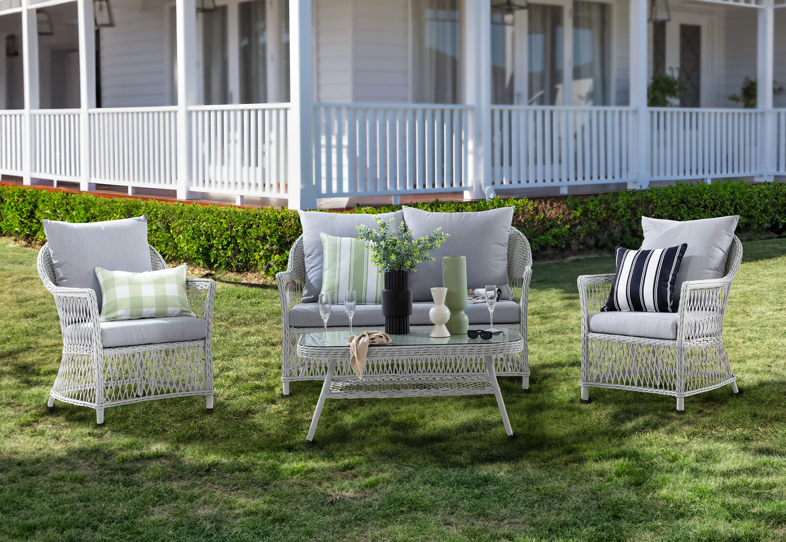 JULIA - 4 Piece Outdoor Lounge Set JULIA