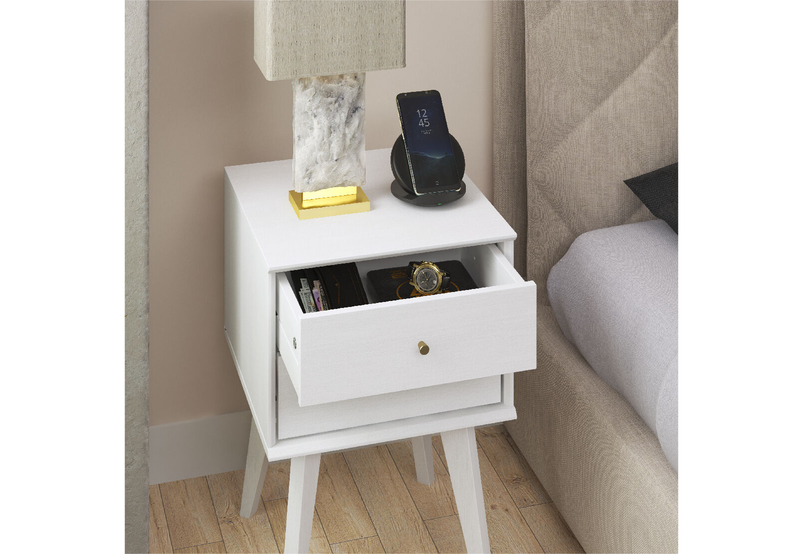 FIELDS - 2 Drawer Bedside Table FIELDS