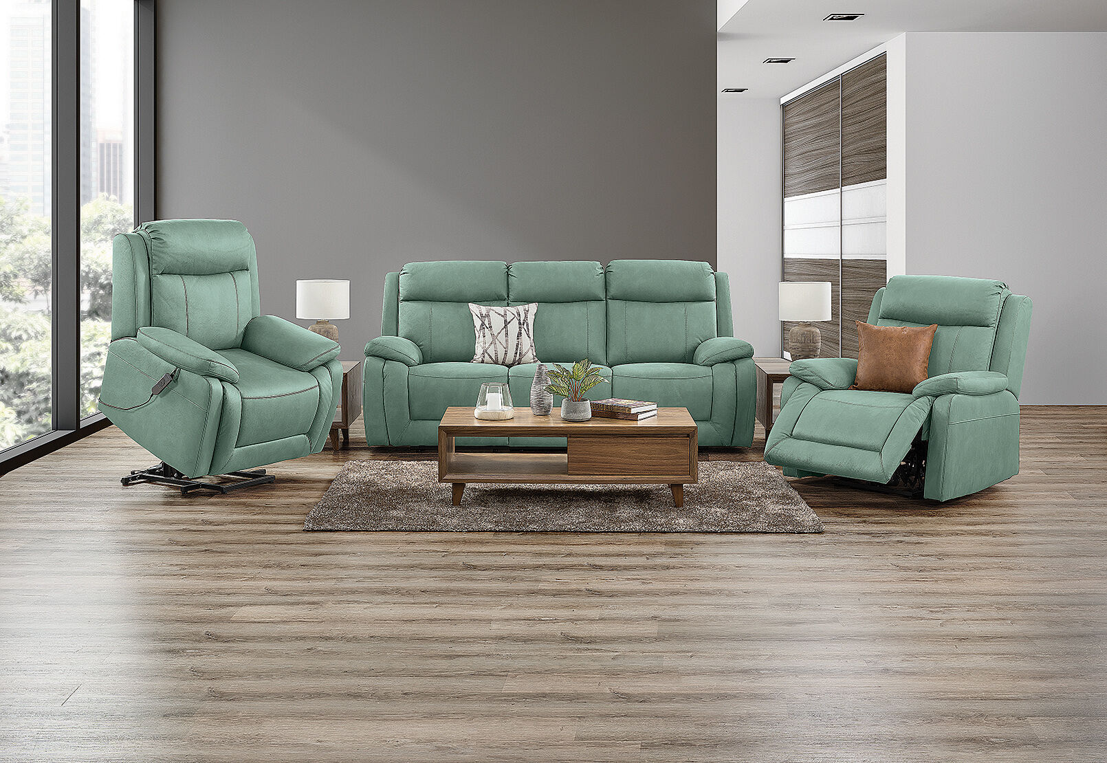Amart lounges with recliners outlet