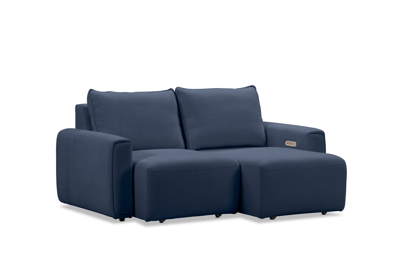 MIKAELA - 2 Seater with Sliding Electric Chaise MIKAELA