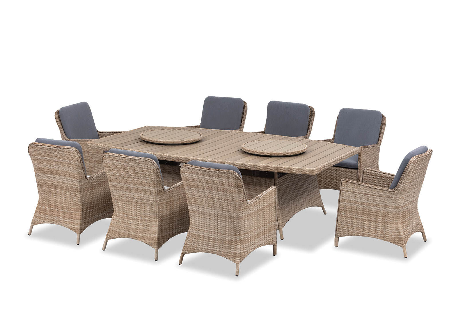 LUAU - 9 Piece Outdoor Dining Setting LUAU
