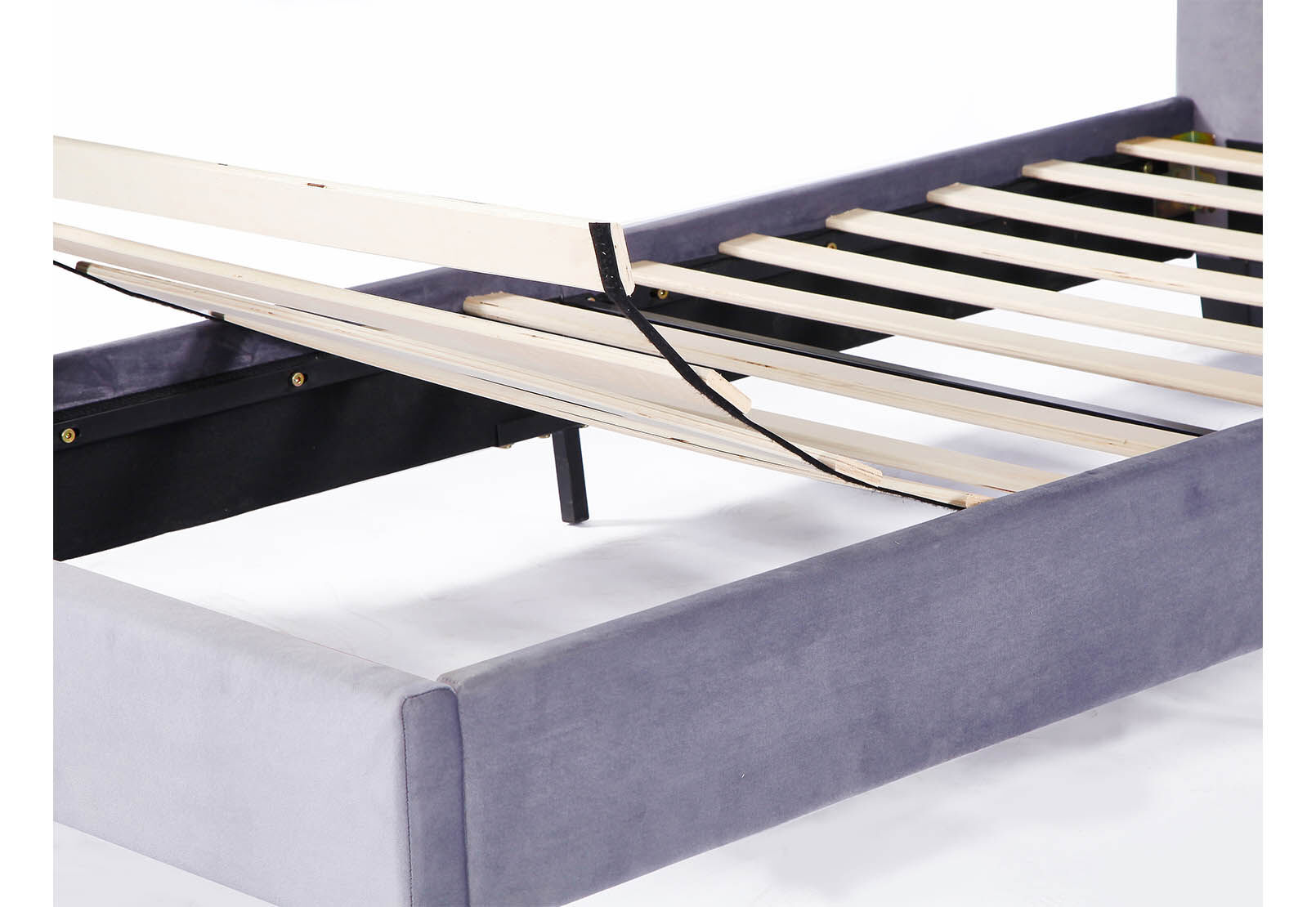 STEPHANIE - Grey Single Bed STEPHANIE