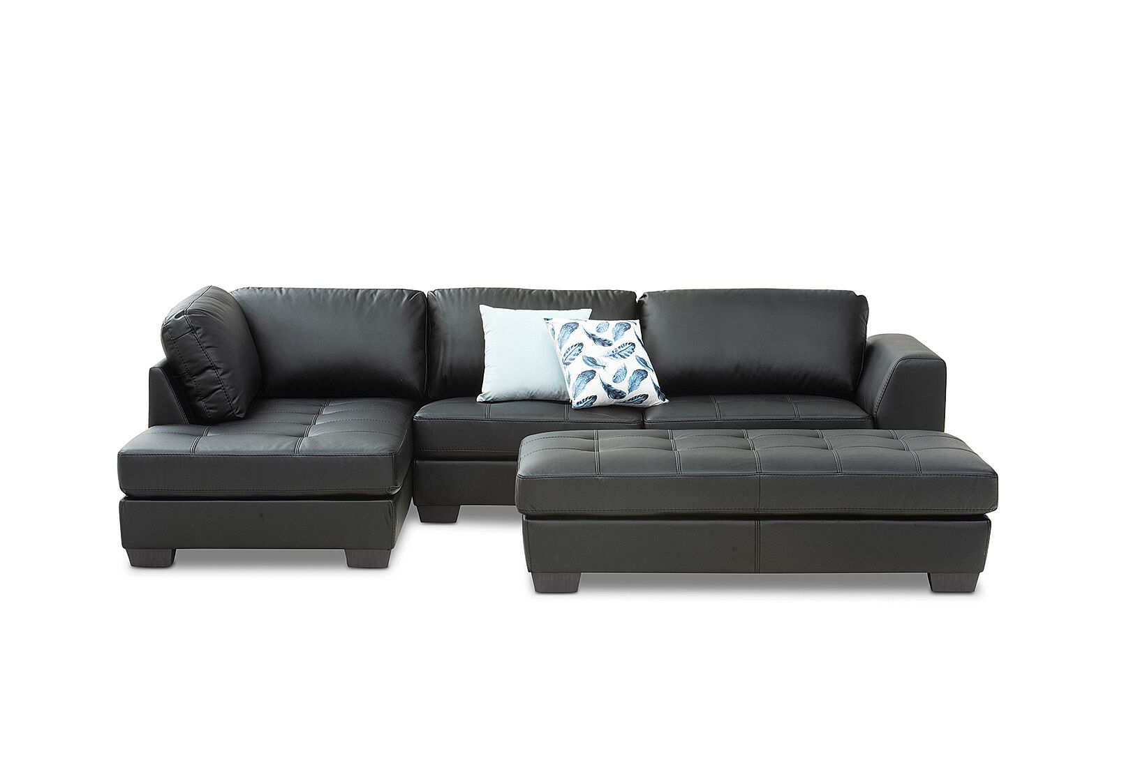 Amart leather corner lounge best sale