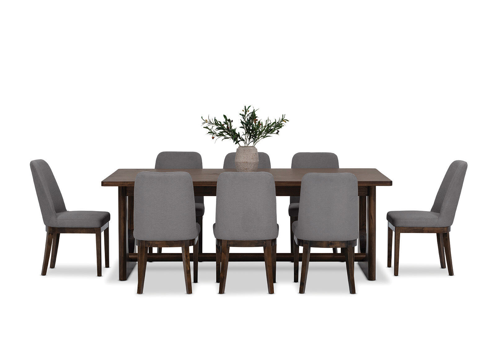 NICCOLO - 9 Piece Extension Dining Suite with Santino Dining Chairs NICCOLO