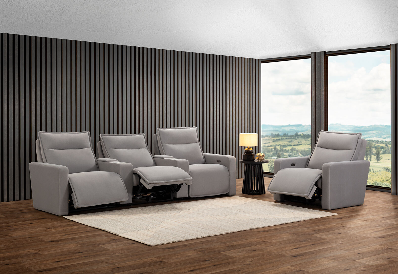 ALCINA FABRIC - Electric Recliner ALCINA FABRIC