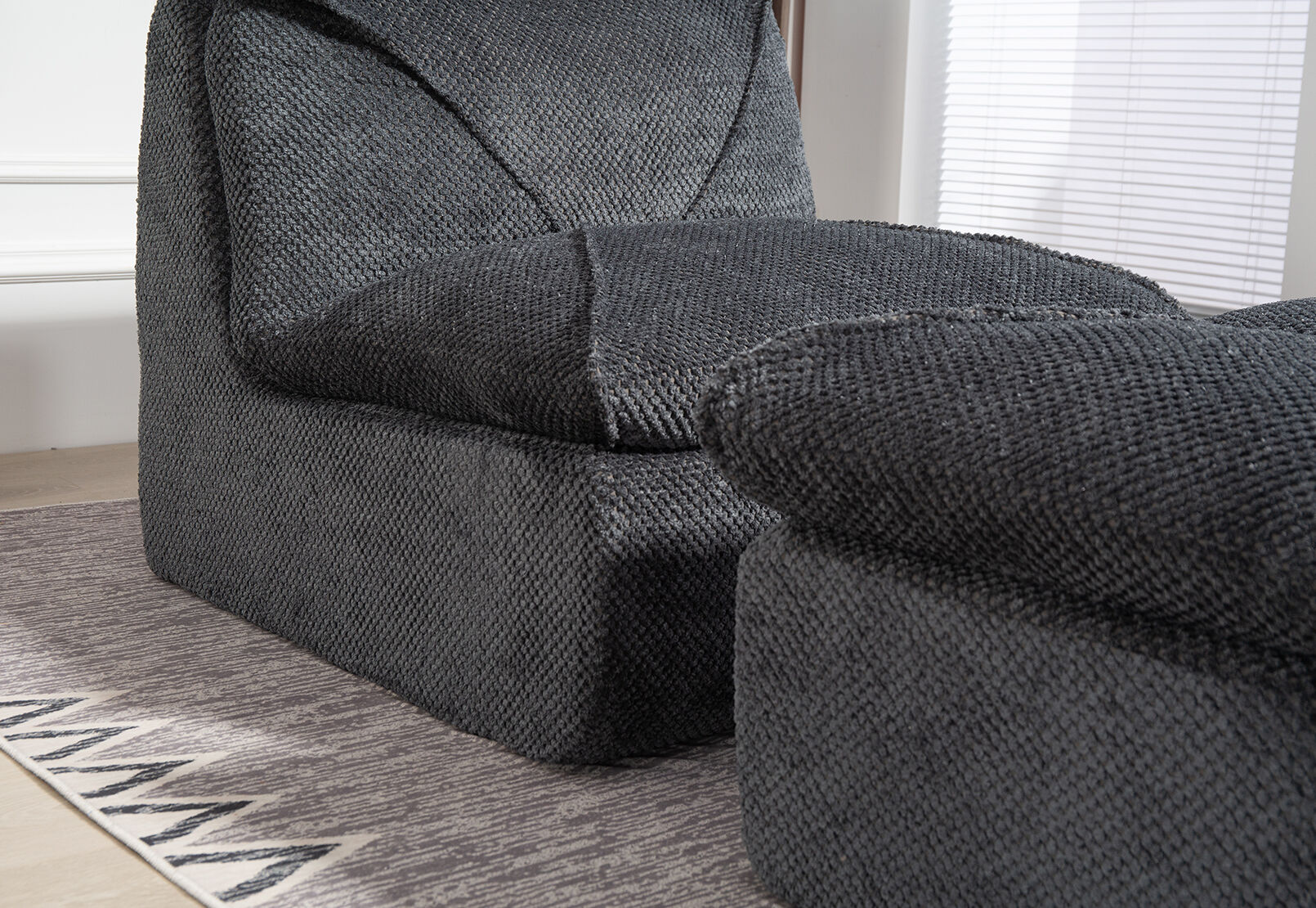 BRADLEY - Accent Chair and Ottoman BRADLEY