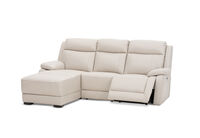 SAN MARCO - Leather 3 Seater Left-Hand Facing Chaise SAN MARCO