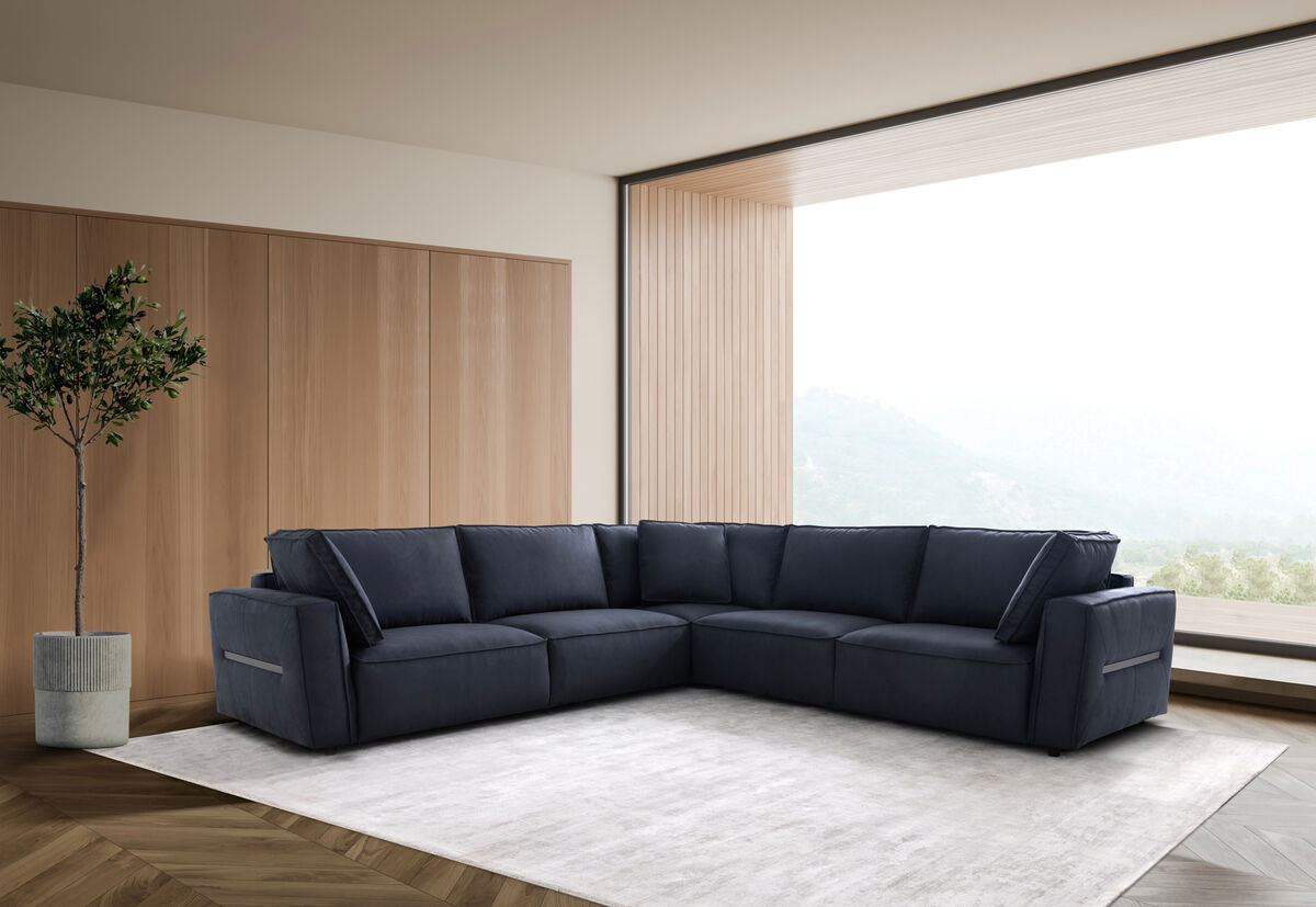 CIMIANO FABRIC - 5 Seater Corner Lounge CIMIANO FABRIC