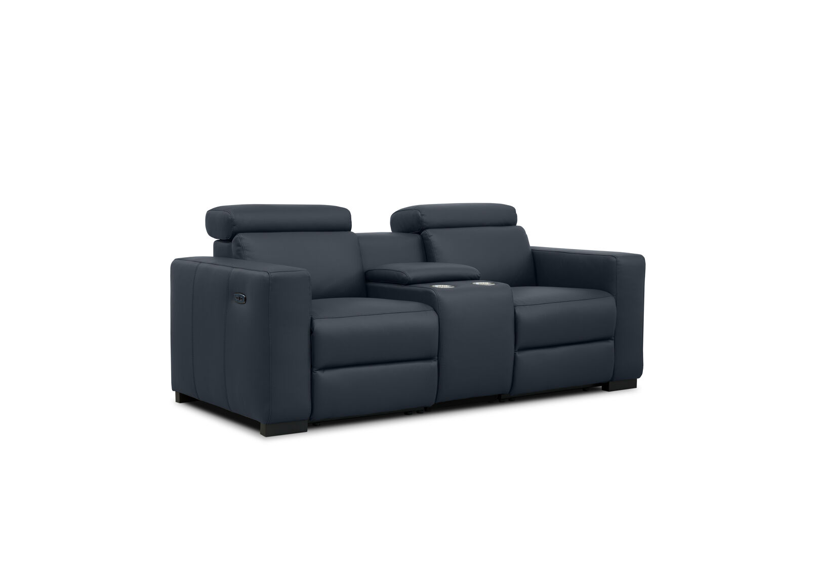 DAMIAN LEATHER - 2 Seater Sofa with inbuilt Electric Recliners DAMIAN LEATHER