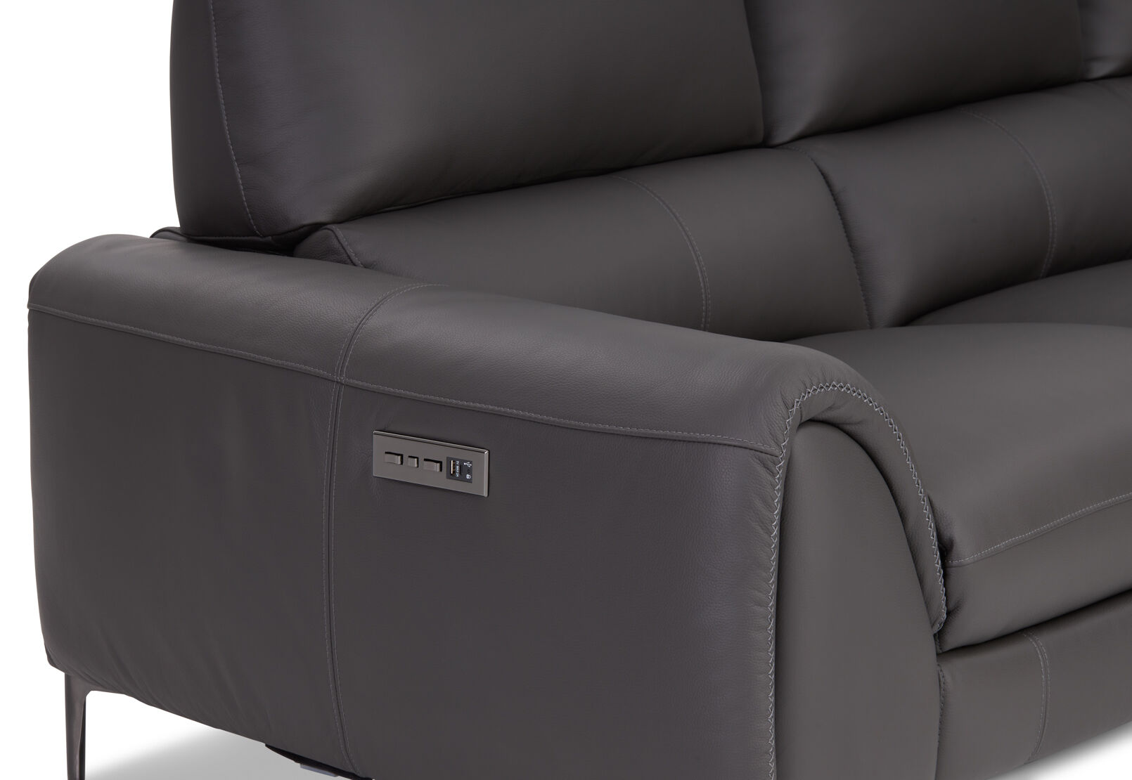 DOMINICO LEATHER - 3 Seater Electric Recliners DOMINICO LEATHER