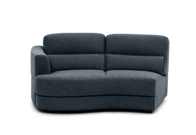 ELISEO FABRIC - 2 Seater LHF Curved Chair